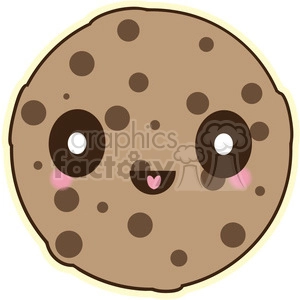 Cookie vector clip art image