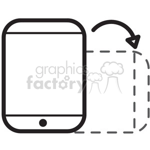 rotate phone vector icon