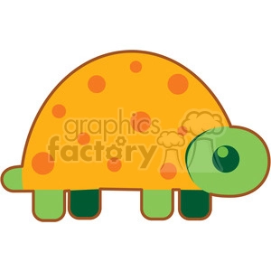 Turtles vector image RF clip art
