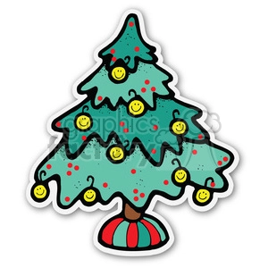 christmas tree sticker v2