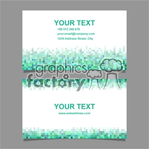 vector business card template set 053