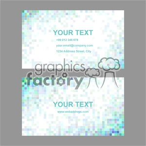 vector business card template set 049