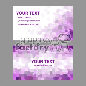 vector business card template set 012