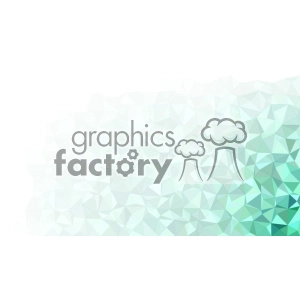 vector business card template shades of ocean green polygon geometric corner text design