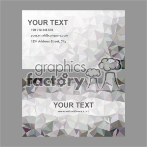 vector business card template set 016