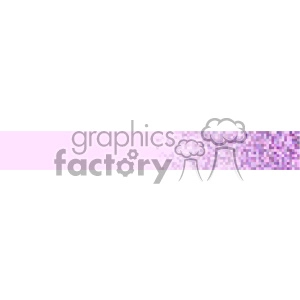 vector purple small pixels half banner background