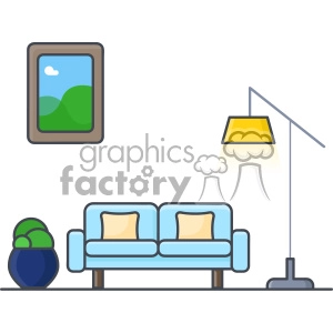Couch clip art vector images