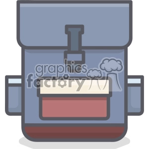 Backpack clip art vector images