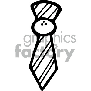 cartoon tie 002 bw