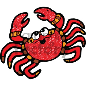 cartoon vector crab 003 c