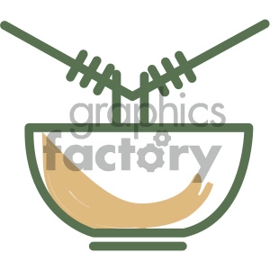 noodles food vector flat icon design