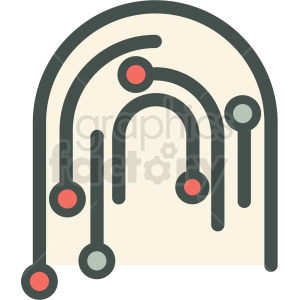 The clipart image shows a vector icon of a sensor with graphs and analytics symbols on it. It represents the concept of collecting and analyzing data from social media platforms through sensors or other means to gain insights into user behavior and engagement.
