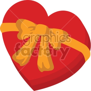 box of valentine candy vector icon no background