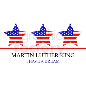 Martin Luther king political vector icon
