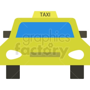 taxi car vector