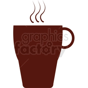 brown coffee cup design