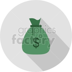 money bag vector icon graphic clipart 1