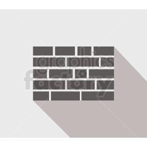 brick wall vector icon design
