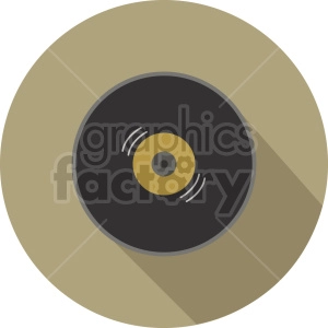 vinyl record vector icon graphic clipart 2