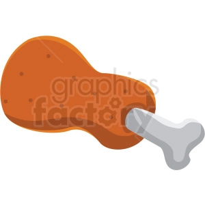 game chicken food vector icon clipart