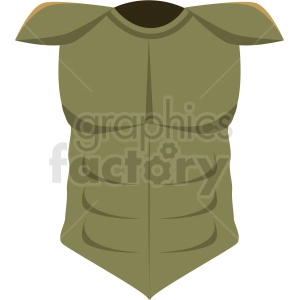 chest plate game armor vector icon clipart
