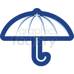 umbrella vector icon no background