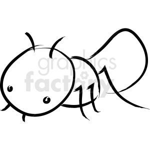 ant drawing vector icon