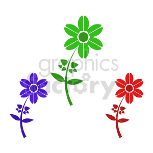 flower bundle vector design 3