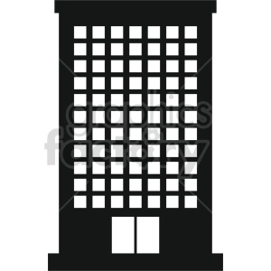 office building vector clipart 5