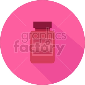 medicine bottle vector icon graphic clipart 2