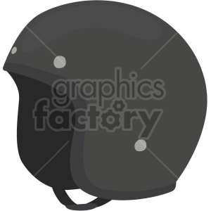 vintage motorcycle helmet vector clipart