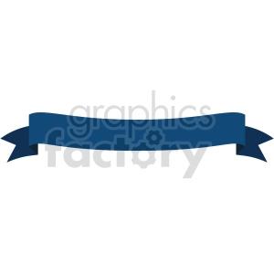 dark blue curved ribbon design vector clipart
