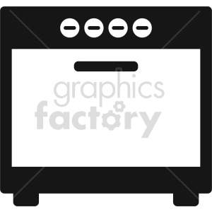 isometric oven vector icon clipart 4