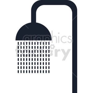 shower icon vector graphic