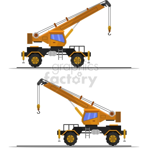 mobile crane clipart
