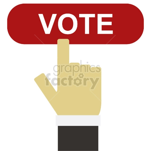 vote online vector graphic