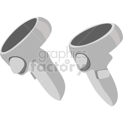 VR controllers clipart