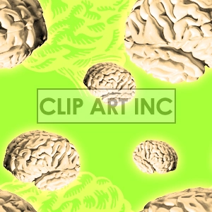 Tiled brain background