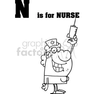 N is for Nurse with a Big Needle