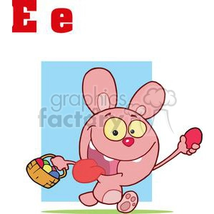 Alphabet Letter E as in Easter