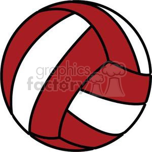 red volleyball