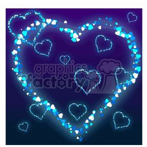 sparkling hearts