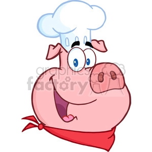 5388-Happy-Pig-Chef-Head