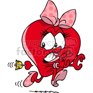 cartoon heart from love