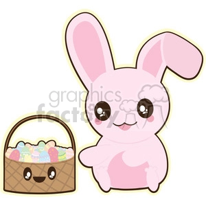Easter Bunny cartoon character illustration