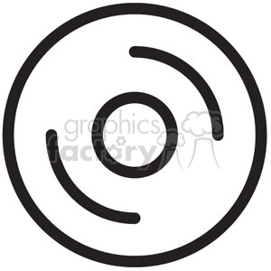 cd disc vector icon
