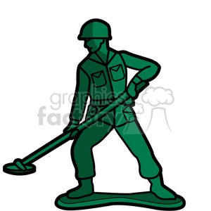 toy mine sweeper soldier illustration graphic