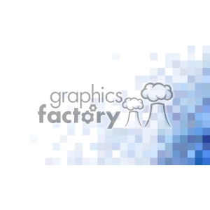 vector business card template shades of blue digital corner text design