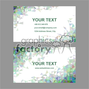 vector business card template set 046