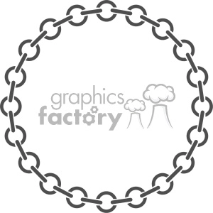 circle chain vector